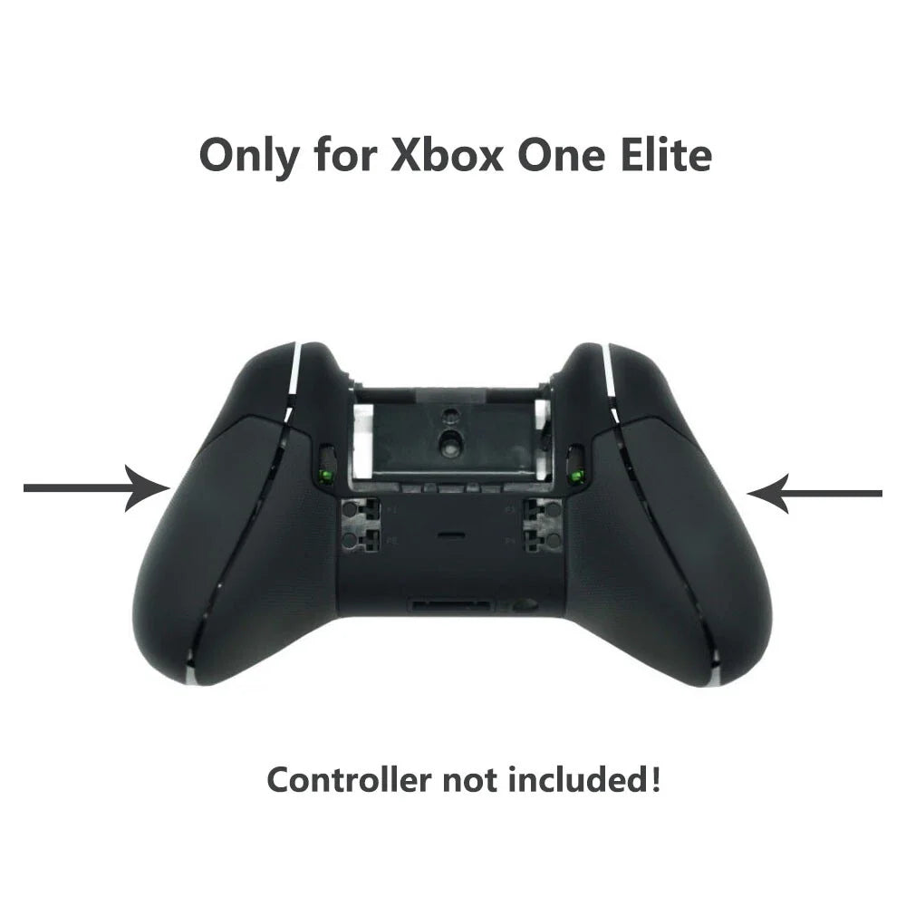 One Pair Anti-Slip Rear Handle Covers for Xbox One Elite Black