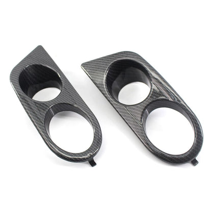 Front Fog Light Cover Grille for BMW M3 E46 (2001–2006) Glossy Black