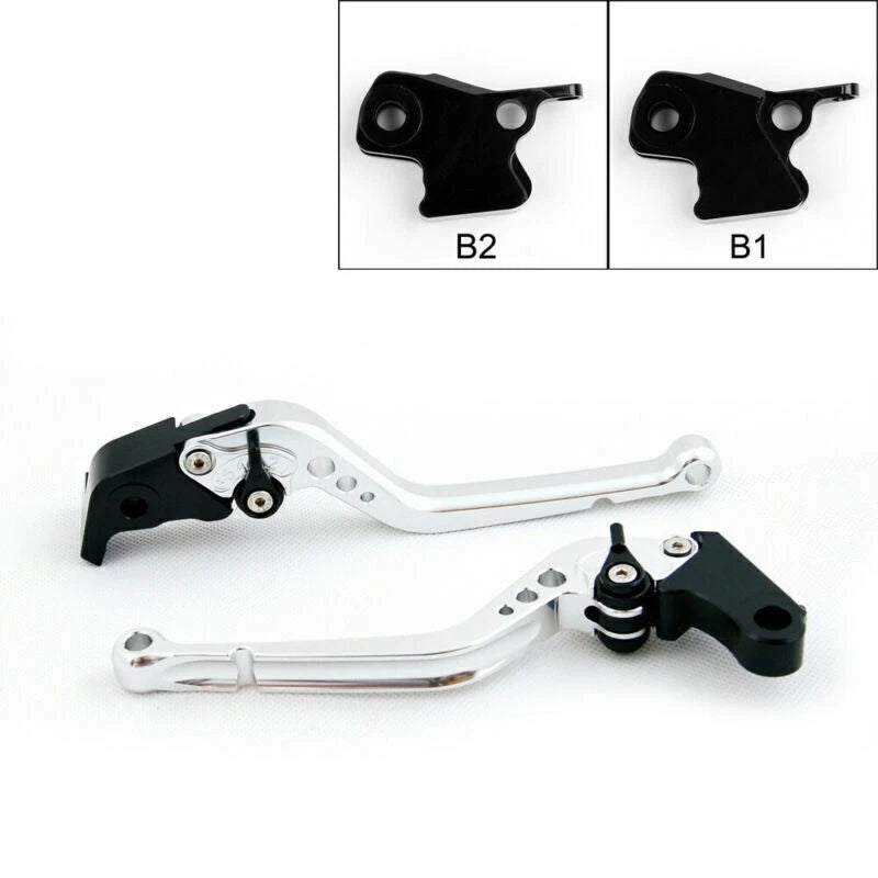 Short Levers Brake Clutch for BMW R Nine T/Pure/Racer (2017–2023) Silber