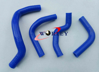 Aluminum Radiator & Blue Hose for Suzuki DRZ400E (2005-2007)