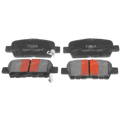 Set of 4 Rear Disc Brake Pads for Nissan X-Trail T32 (2014–2020)