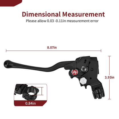 Left Hand Rear Brake Lever Assembly for Honda Rancher 420 (2007–2014)