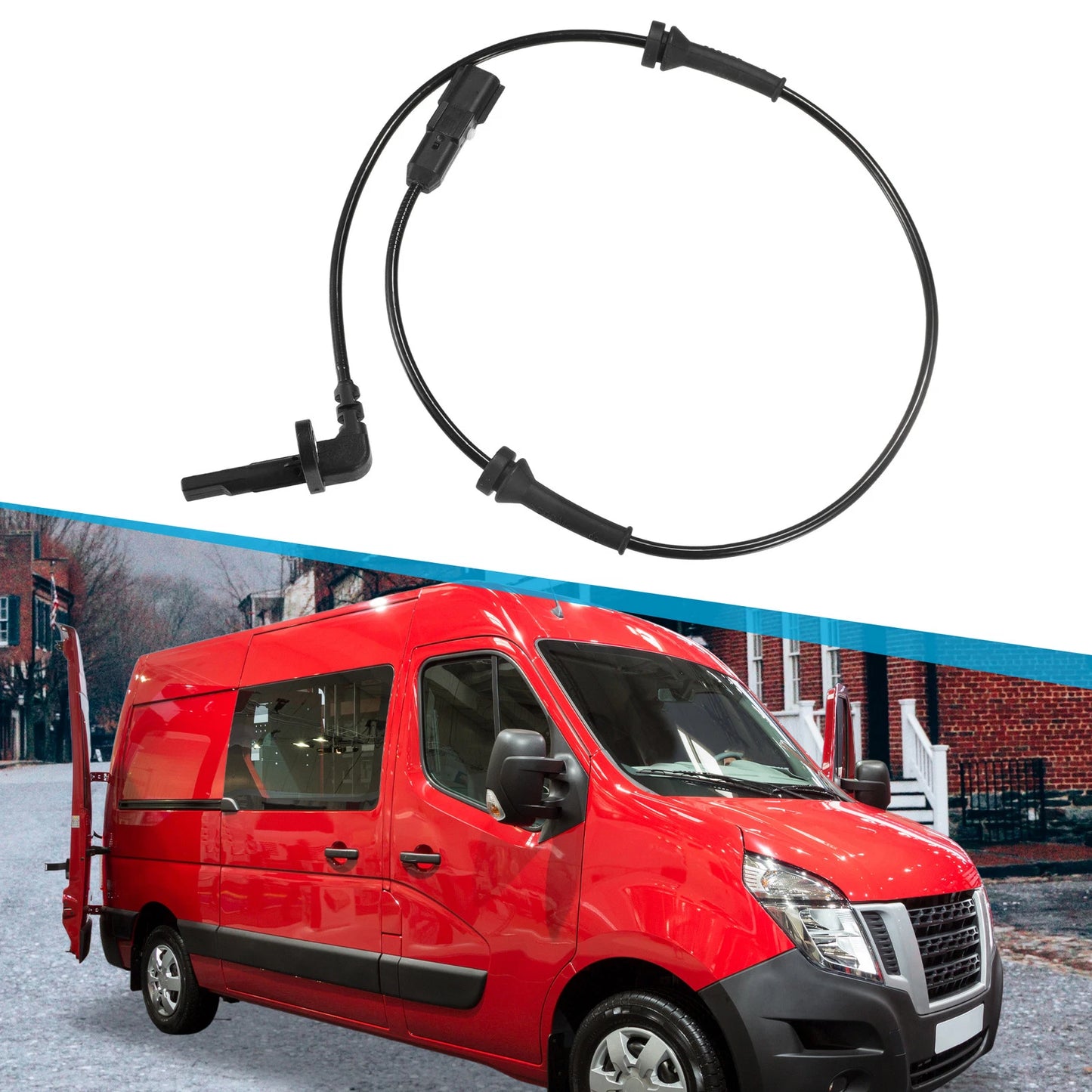 ABS Wheel Speed Sensor Set of 2 for Nissan NV400 (2011–2023) No. 93167732