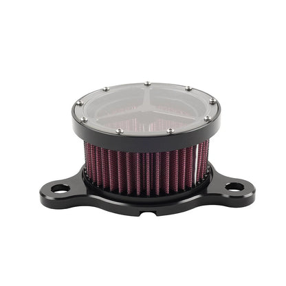 Red Clear Air Cleaner Intake Filter for Harley Sportster XL883 XL1200 (1991–2023)