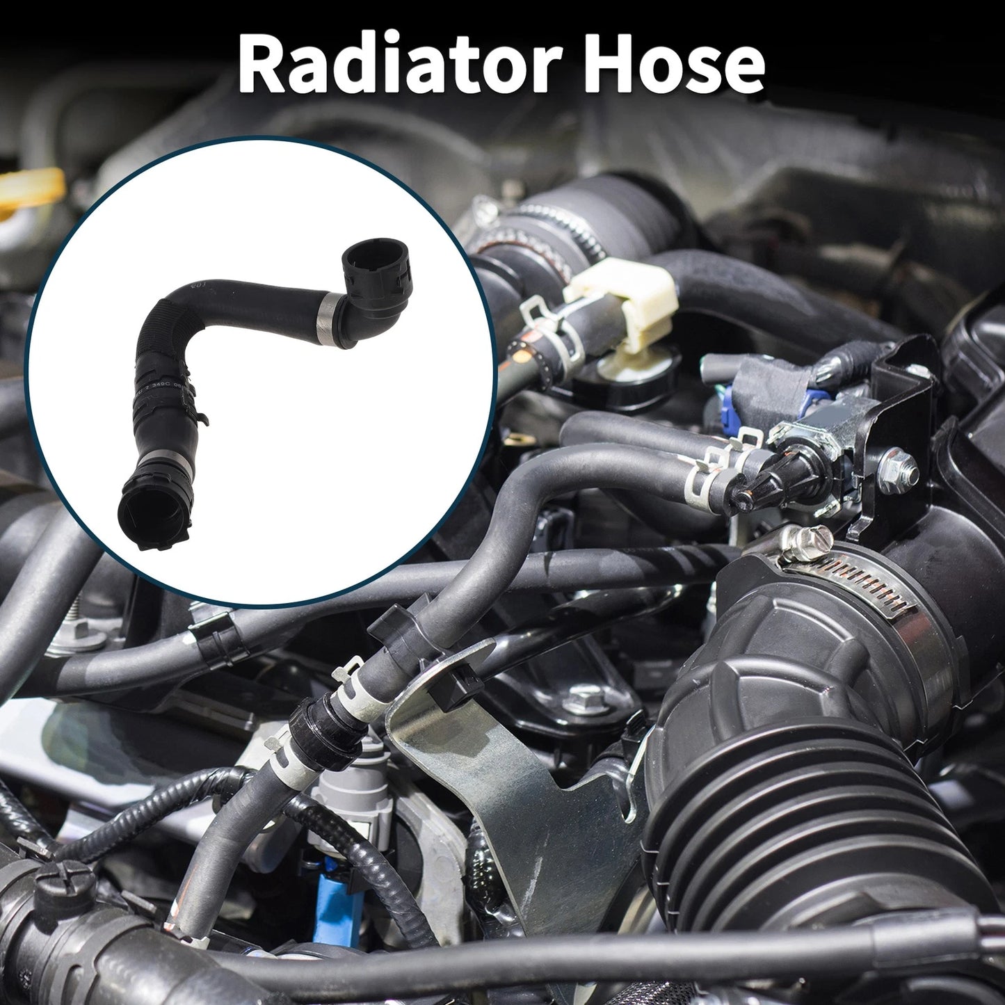 Radiator Hose No.4F0819375F for Audi A6 (2004–2011) Heating Water Pipe