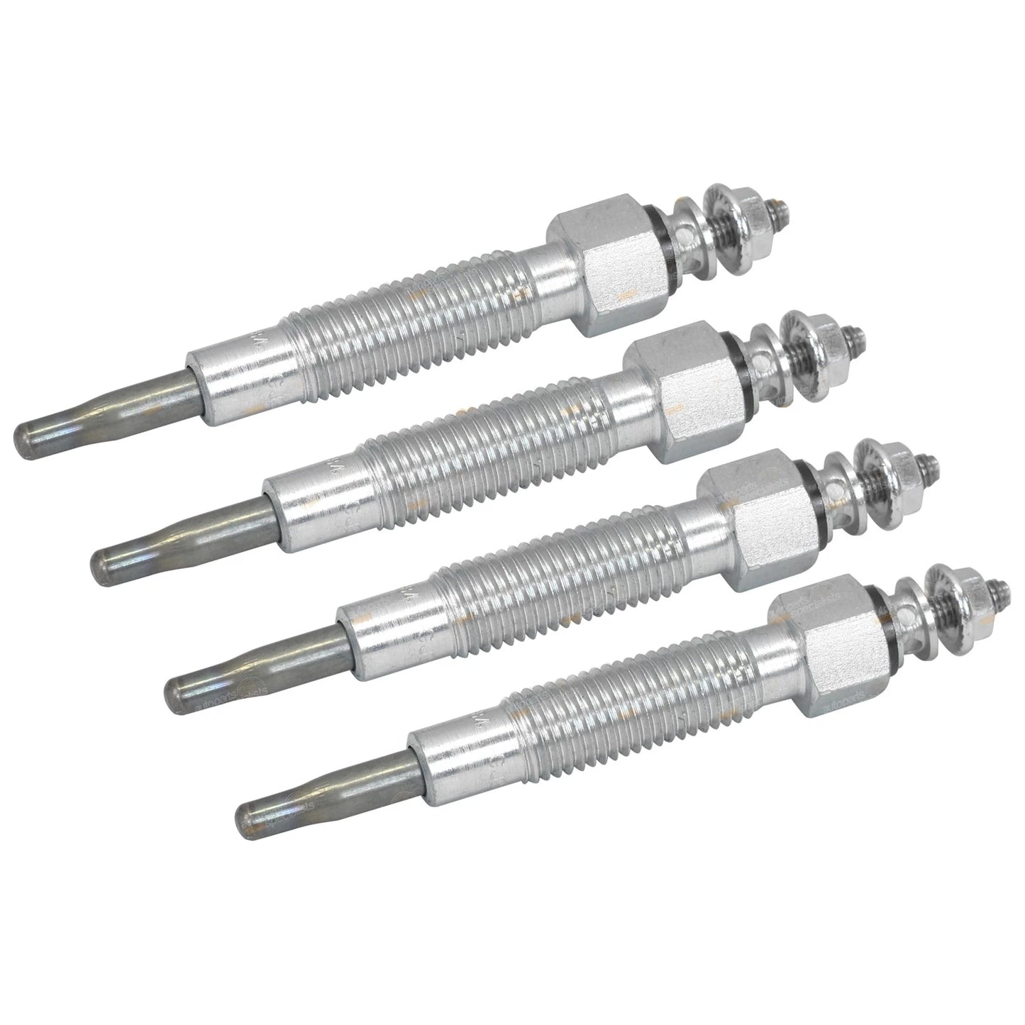 Set of 4 Glow Plugs for Nissan Navara D21 (1993–1996) Turbo Diesel