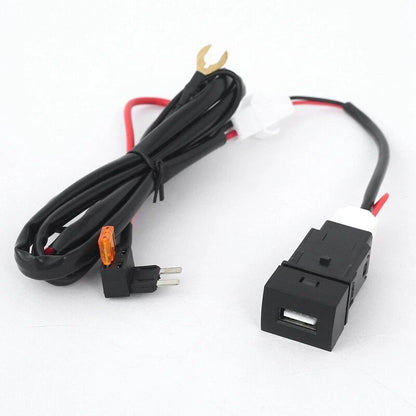 Switch Button USB-A QC3.0 Port Socket for Nissan Sentra Altima Qashqai