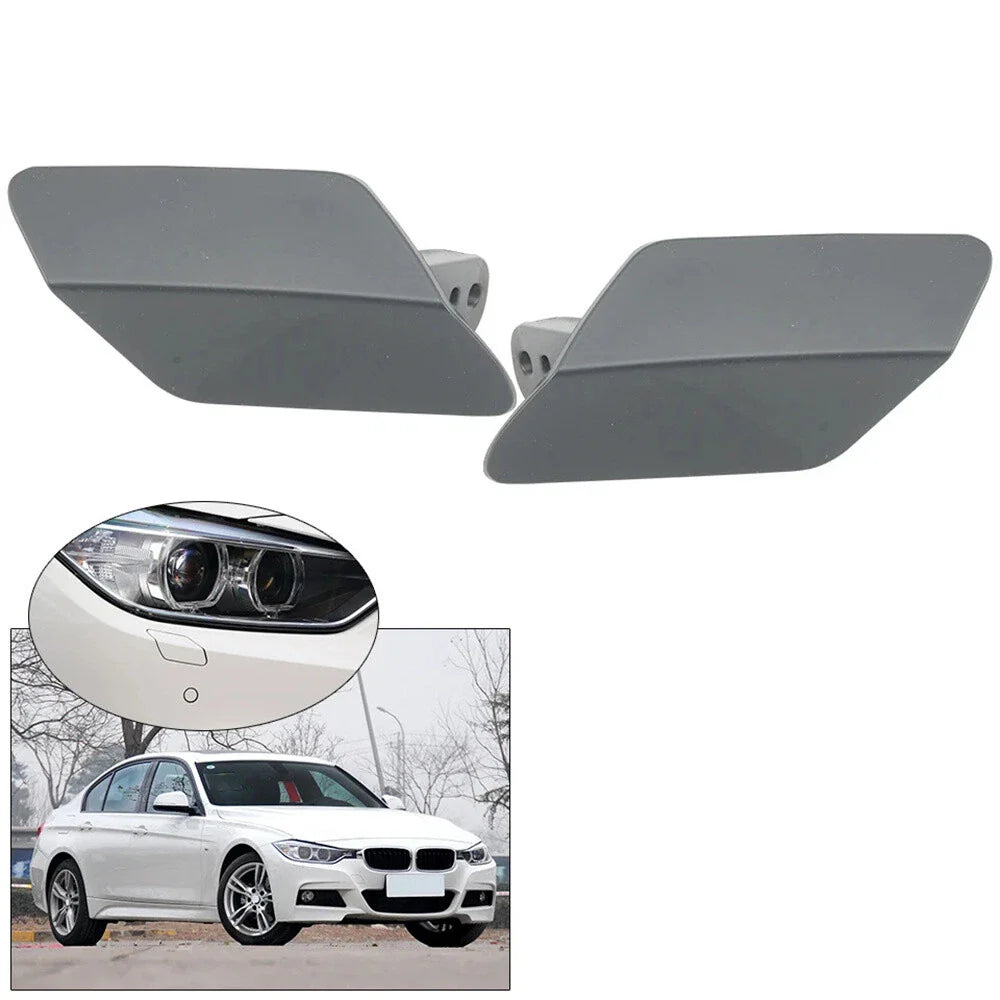 Front Headlight Washer Cap LH+RH for 2013-2018 BMW 3 Series F30 F31 F35