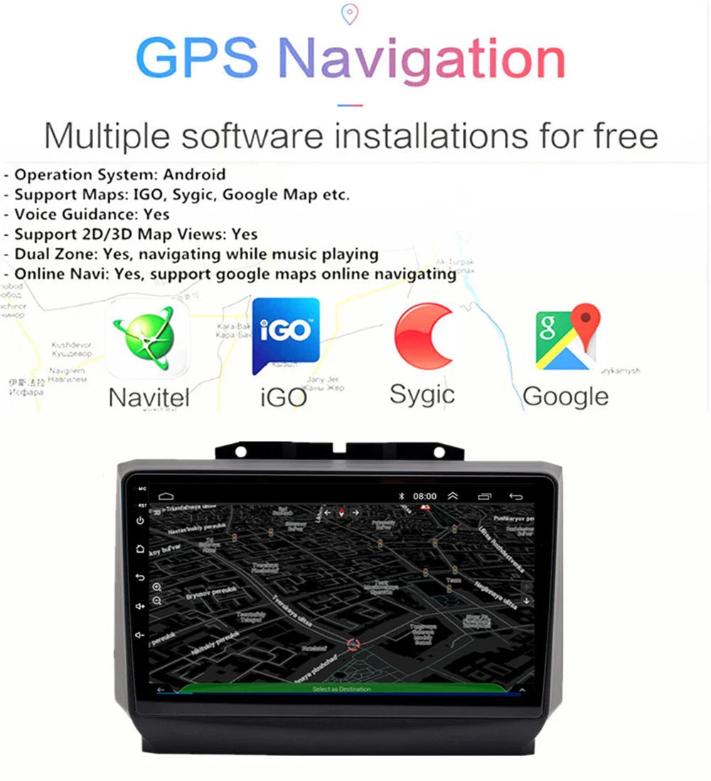 9'' Car Stereo Radio GPS Navigation for Dodge RAM 1500-5500 (2013-2018)