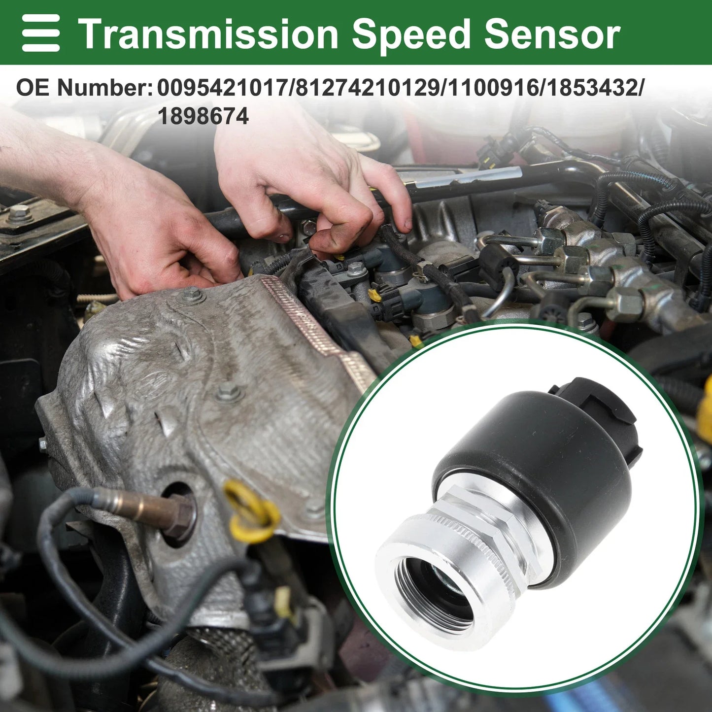 Transmission Speed Sensor for MAN & MERCEDES-BENZ (No.0095421017)