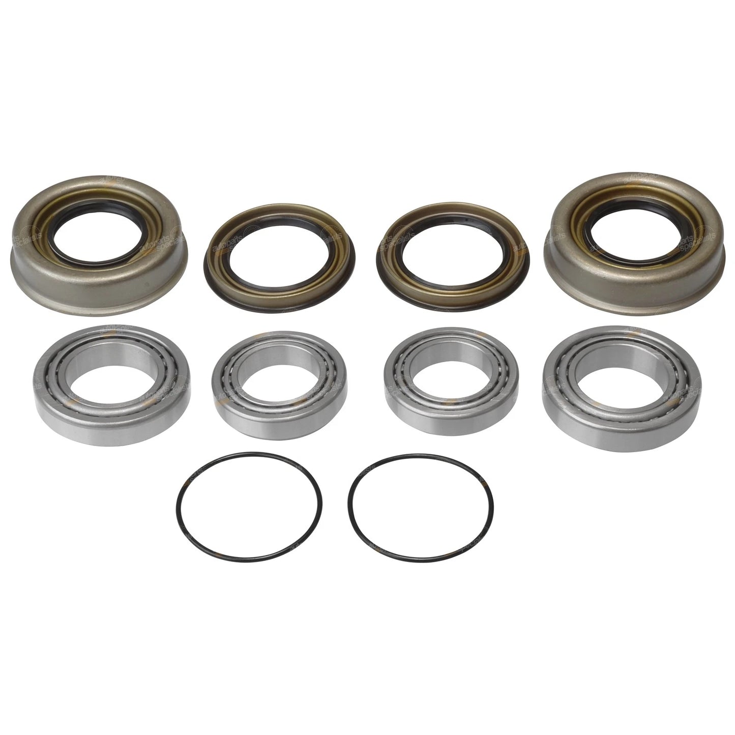2 Front Wheel Bearing and Seal Kits for Nissan Navara D21 D22 (1986–2004)