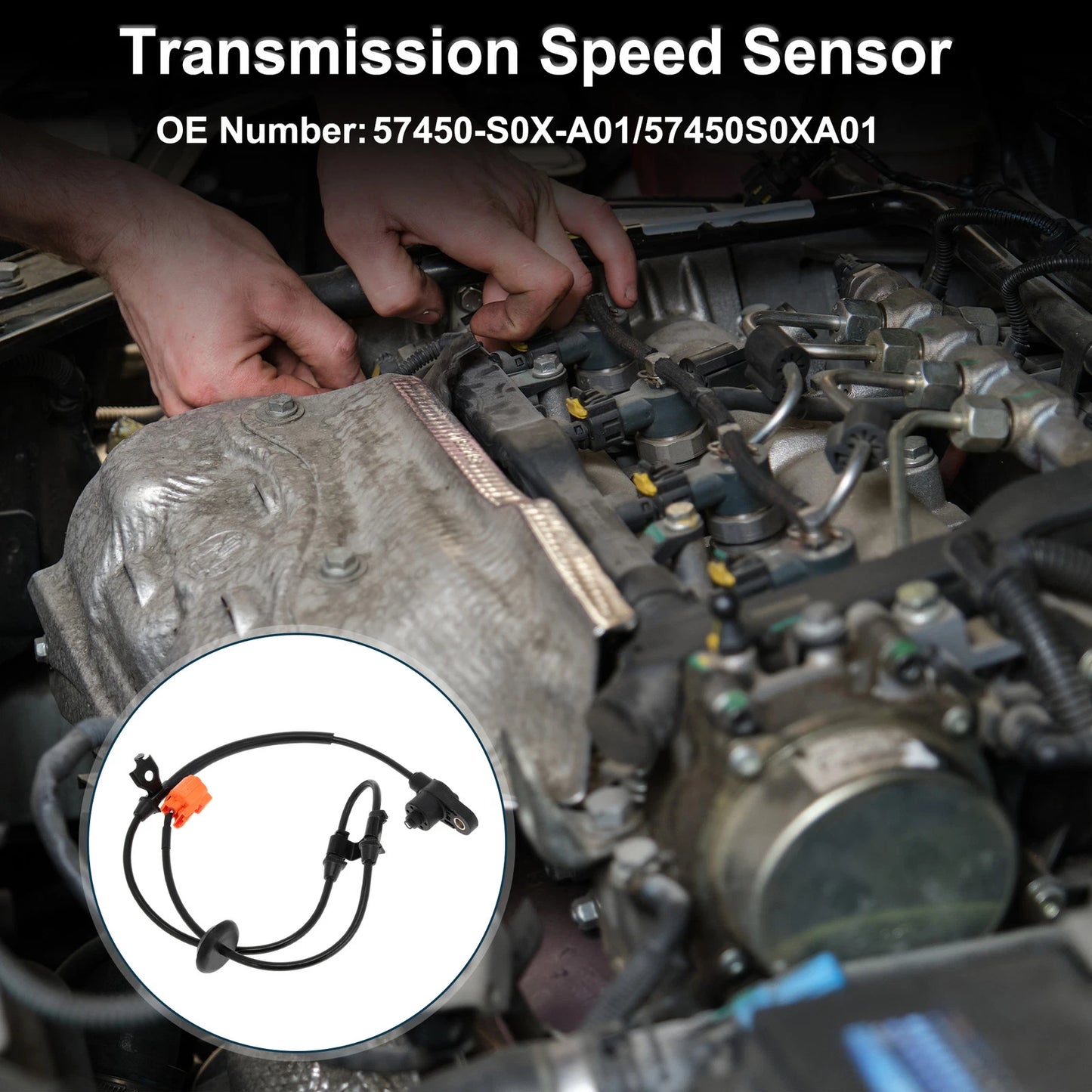 1 Pc Transmission Speed Sensor No.57450-S0X-A01 for Honda Odyssey (1998–2004)