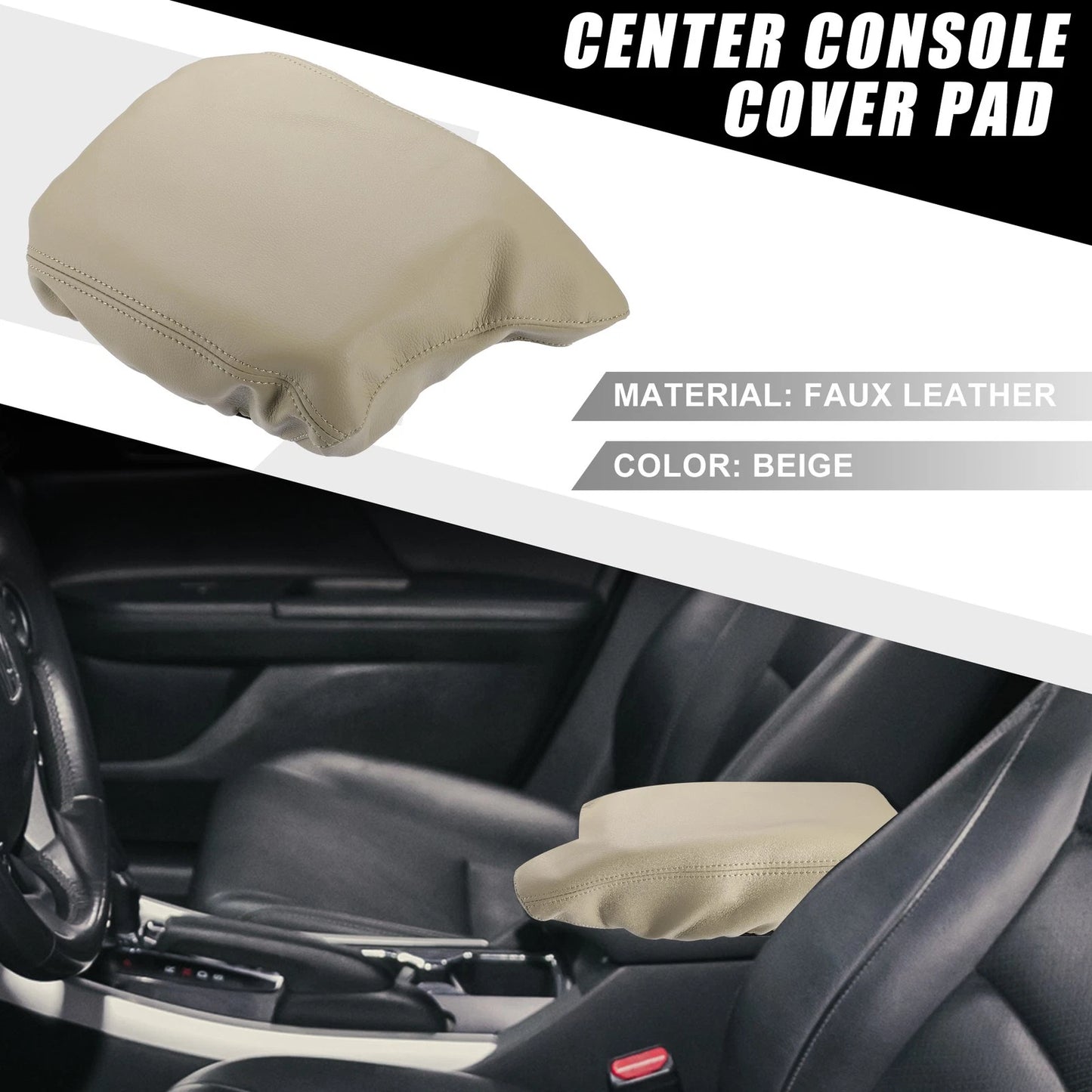 Armrest Cover Trim for Honda Accord (2013–2017) Beige