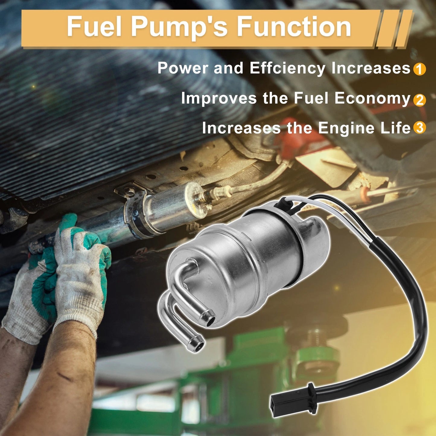 Fuel Pump Set for Suzuki VS700 Intruder 700 (1986–1987) Replaces 1510038A00