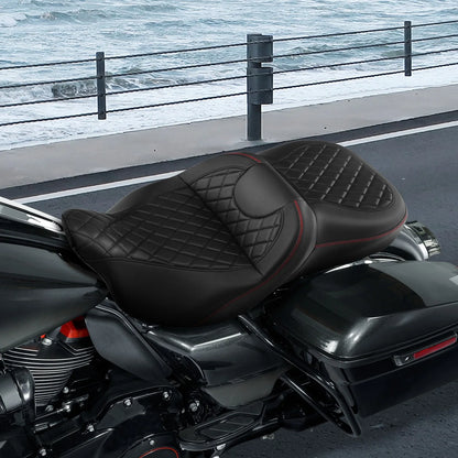 Hammock 2 Up Rider Driver Passenger Seat for Harley Street Glide (2009-2023)