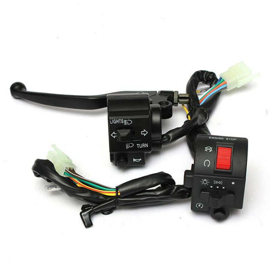 7/8" Handlebar Headlight Horn Turn Signal Switch for Motorcycle