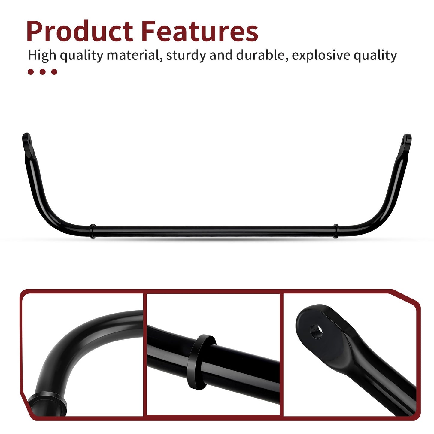 Heavy Duty Rear Stabilizer Sway Bar for Polaris RZR XP 1000 (2015–2024)