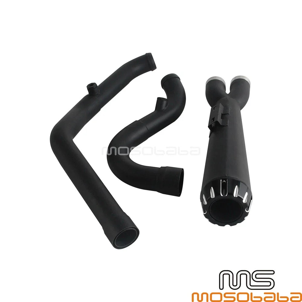 2-into-1 Exhaust System w/ End Cap for Harley Touring CVO Street Glide (2017-2023)
