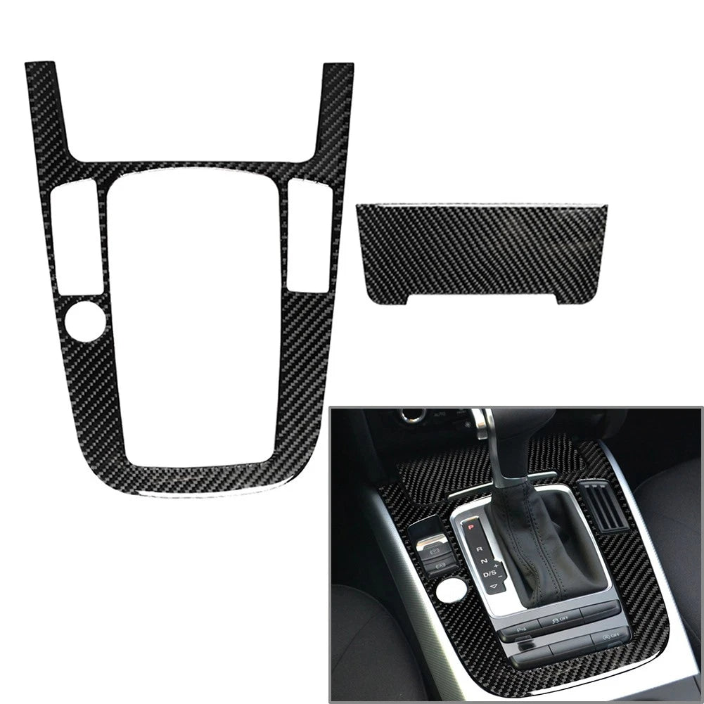 Set of 4 Piano Black Dashboard Panel Cover Trim Strips for Audi A4 B9 A5 S4 RS4