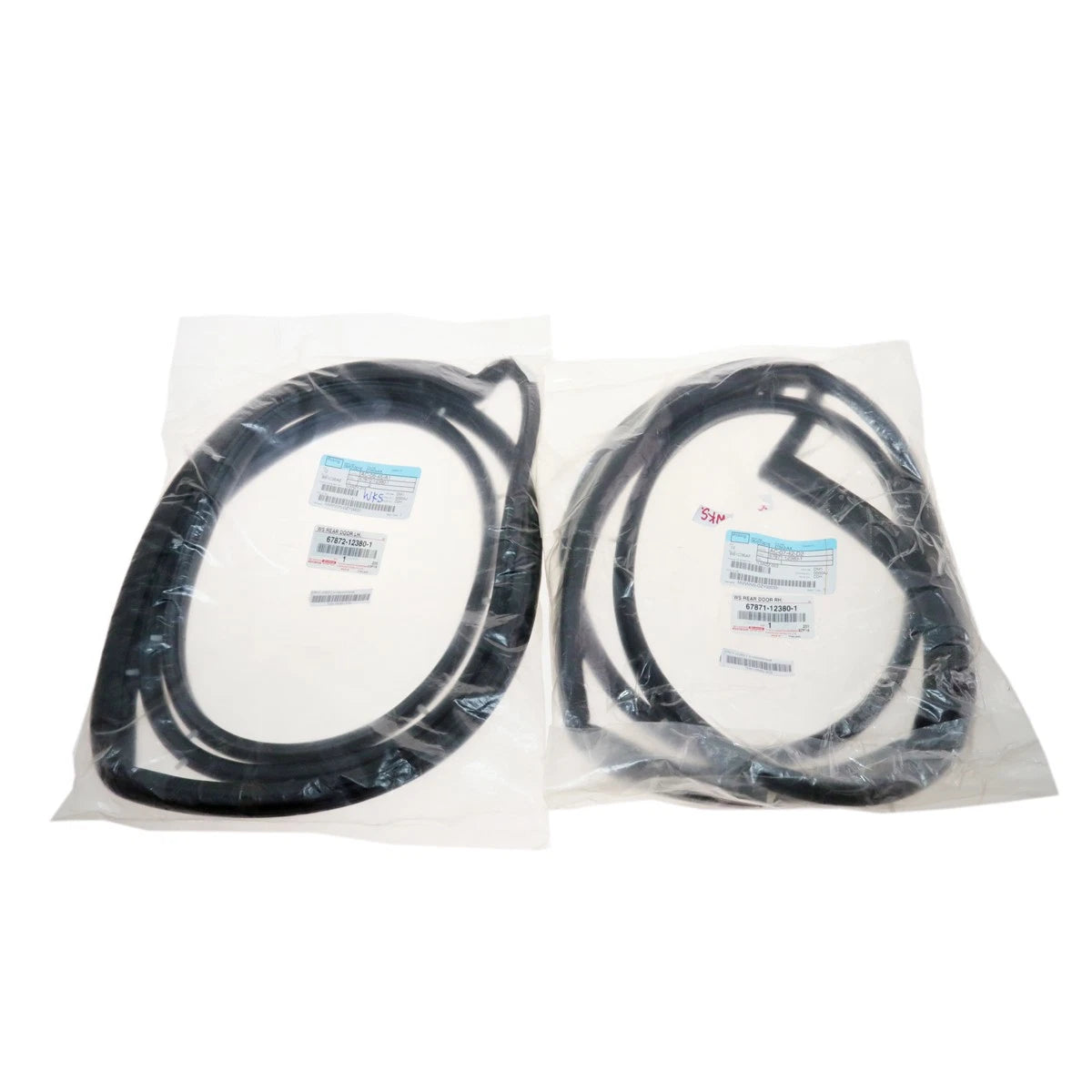 Weatherstrip Pair for Toyota Corolla (1991–1998)