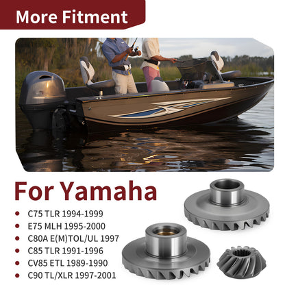 Gear Set for Yamaha 85 HP C85 TLR (1991–1996) / CV85 ETL (1989–1990)