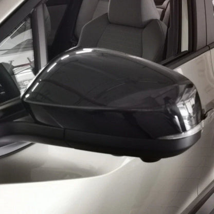 Glossy Black Side Rearview Mirror Cap Cover Trim for Toyota BZ4X (2022–2024)