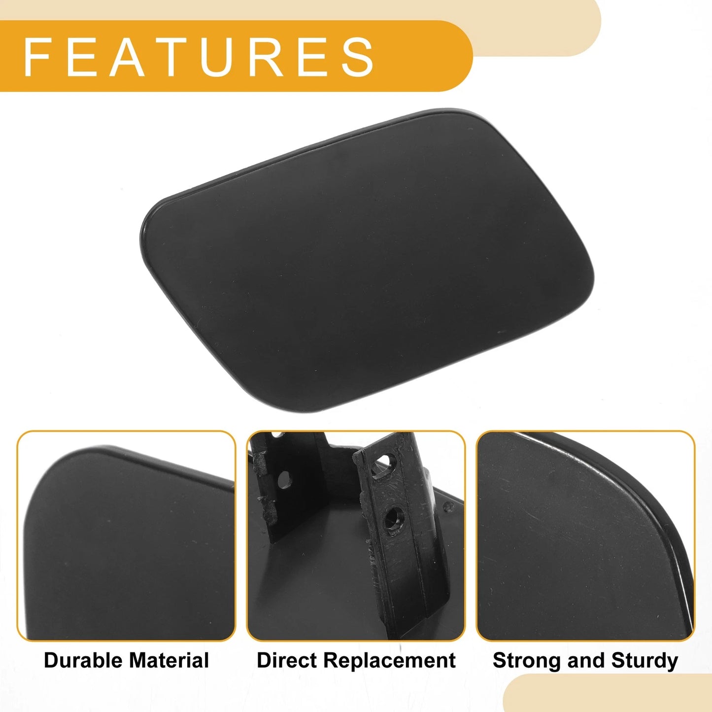 Front Right Washer Nozzle Cover Cap for Audi A4 (2005–2008) 1 Pcs