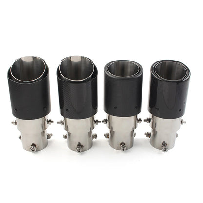 2X Handlebar Grips for Universal Motorcycle (50.8mm) - Black