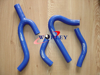 Silicone Radiator Y Hose for KTM 250/300/380 SX/EXC (1998–2003) Blue