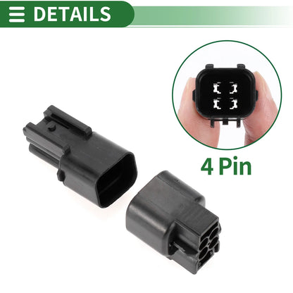 4 Pin Oxygen Sensor Connector Housing for Hyundai - Male Female Wire Terminal