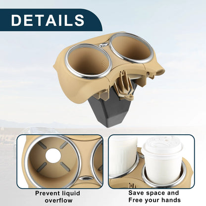 Cup Holder for Mercedes-Benz W219 (2006–2011) No.A21968004148K67 Beige