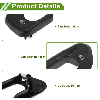 1Pc Front Left Window Switch Bezel Cover for Jeep Wrangler JK (2007–2018) No.68185911AA