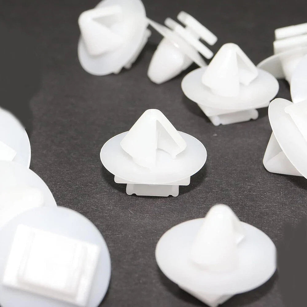 10Pcs Car Exterior Door Trim Clips for Citroen Berlingo, Peugeot 1007, 106, 206, 207