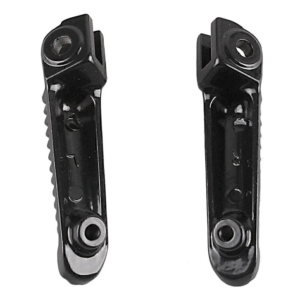 Front Foot Pegs Footrests for Yamaha YZF R6S (2003-2009) - Black