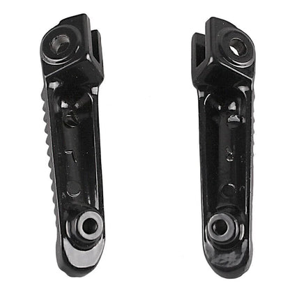 Front Foot Pegs Footrests for Yamaha YZF R6S (2003-2009) - Black