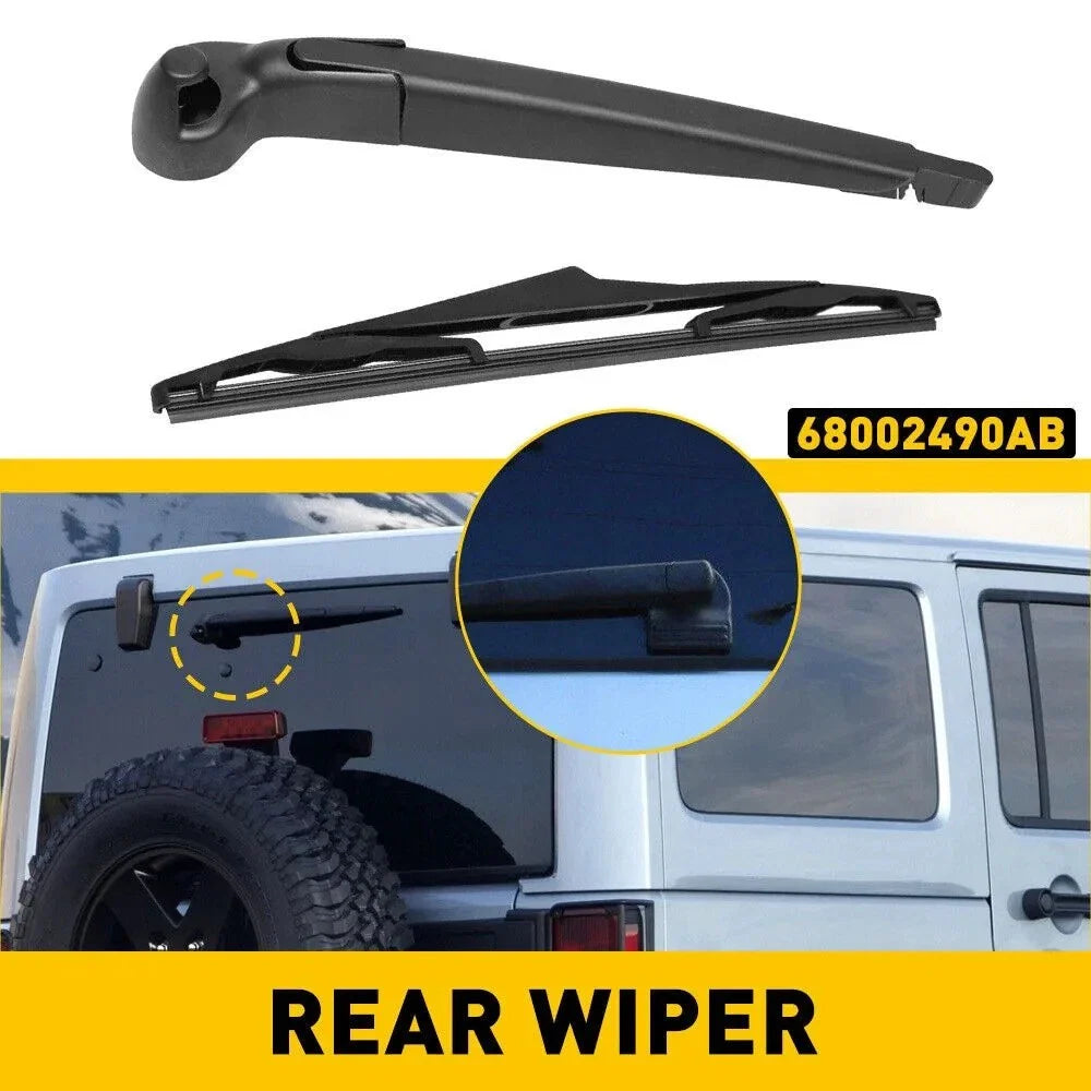 Rear Windshield Wiper Arm & Blade for 2007-2016 Jeep Wrangler (2007-2016)