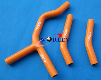 Silicone Radiator Hose for KTM 250SX 2003–2006 (Orange)