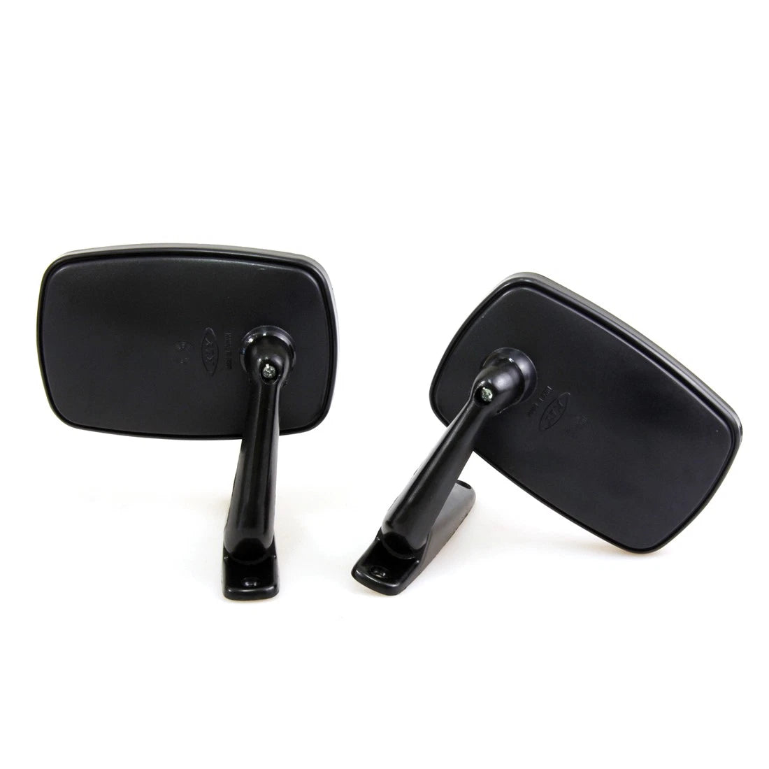 Set of 2 Black Fender Mirrors for Dodge Custom Royal Lancer (1961–1962)