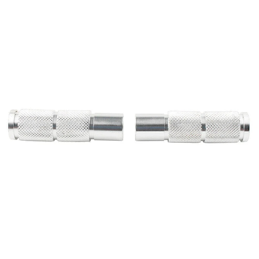 CNC Silver Rear Foot Pegs for Universal Motorcycle
