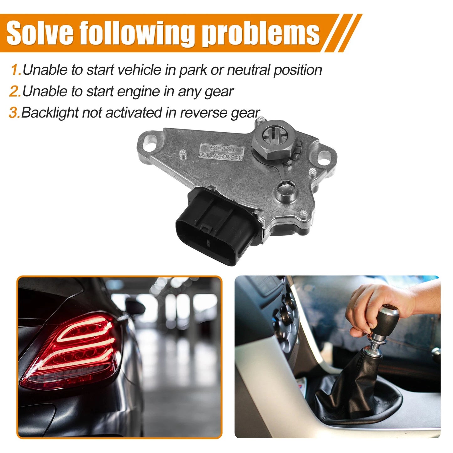 Automatic Transmission Neutral Safety Switch 84540-52050 for Toyota Scion (2000–2015)