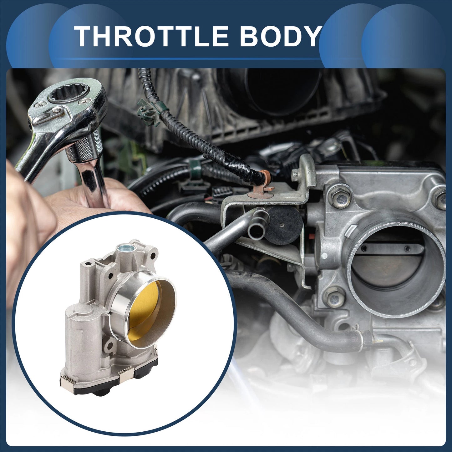Throttle Body for Chevy Traverse, Equinox (2009–2011) No.12616995