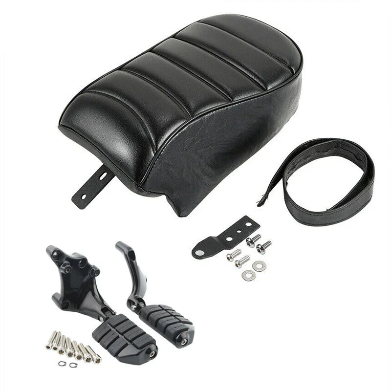 Passenger Pillion Seat Footpeg Mounts for Harley Sportster 883 1200 (2016-2022)