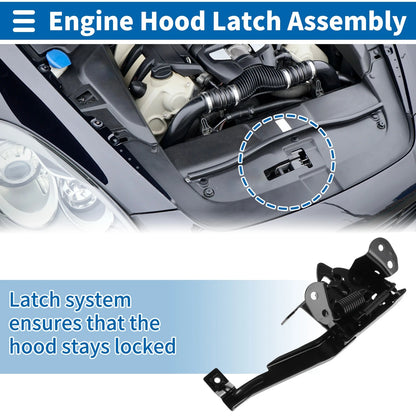 Hood Latch Assembly for Hyundai Elantra (2004–2006) No. 811302D500