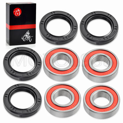 Front Wheel Bearings and Seals Kit for HONDA Recon 250 (1997–2018)