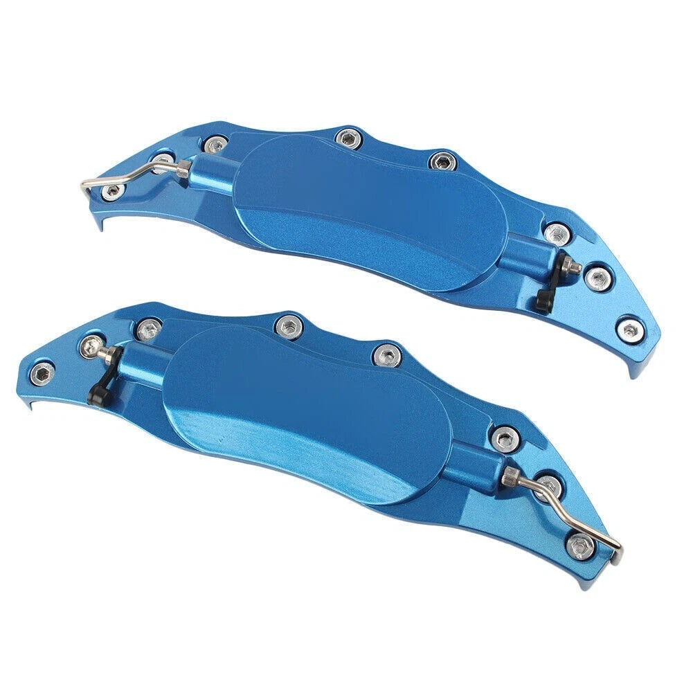 3D Metal Brake Caliper Covers for Auto Universal 18" Wheels Blue