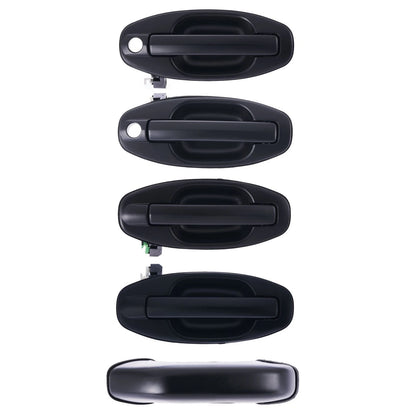 Set of 5 Outer Door Handles for Hyundai Santa Fe (2000–2006)