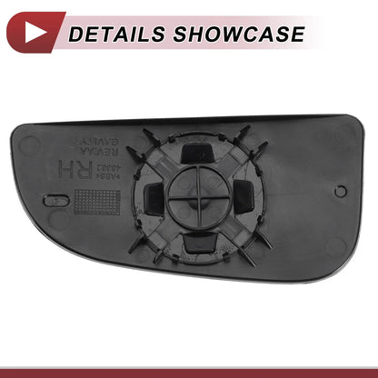 Right Passenger Side Lower Mirror Glass Replacement for Dodge