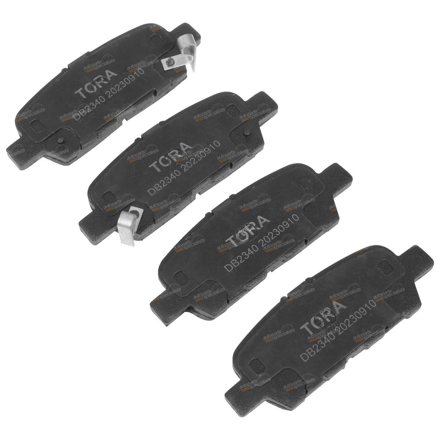Rear Disc Brake Pads for Nissan Pulsar (2013–2018)