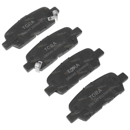 Rear Disc Brake Pads for Nissan Pulsar (2013–2018)
