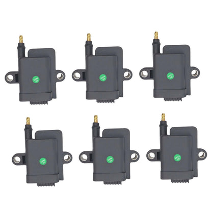 Set of 6 Ignition Coils for Mercury Optimax (2000–2010)